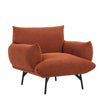 Chic Curry Upholstered Armchair