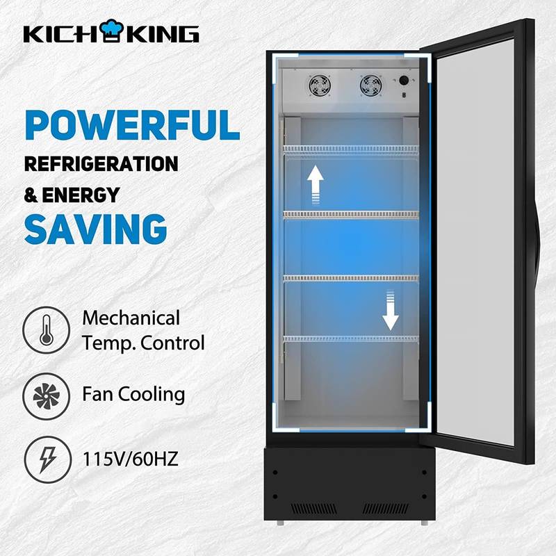 Chill & Shine Glass Door Fridge