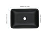 Sleek Black Matte Bathroom Sink Set