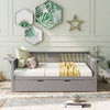 Cozy Gray Daybed with Hidden Trundle