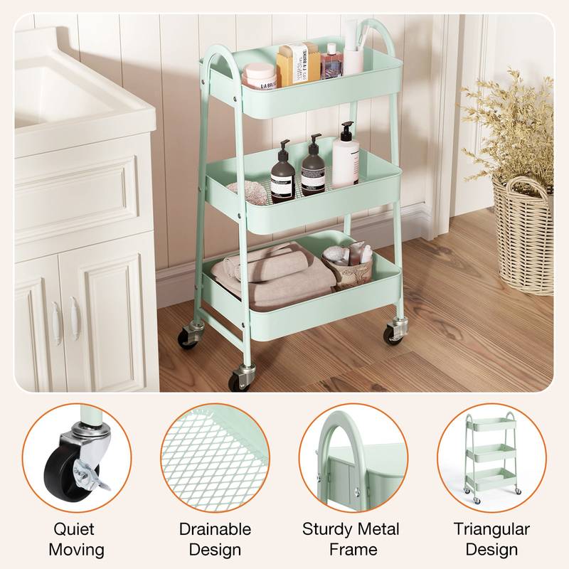 Versatile Rolling Utility Cart