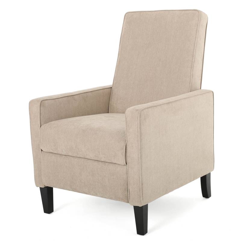Luxe Linen Push-Back Chair