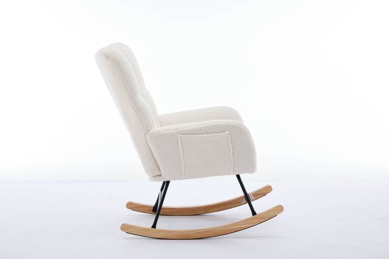 Cozy Glide Rocking Chair for Nurseries and Homes