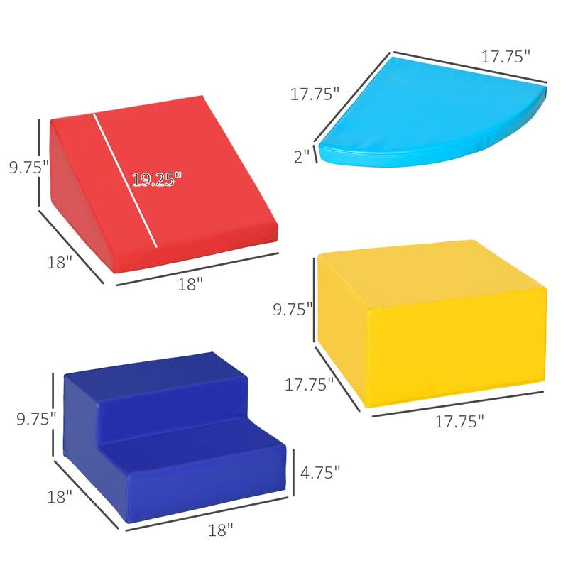 Colorful Climbing Adventure Play Set for Kids