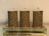 Chic Glass Canister Set with Tray - Perfect Gift!