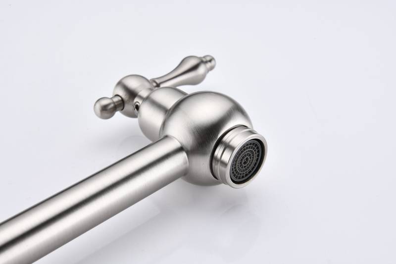 Wall-Mounted Pot Filler Faucet