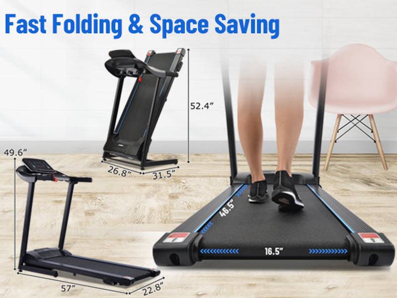 Ultimate Home Treadmill with Speakers and Adjustable Incline