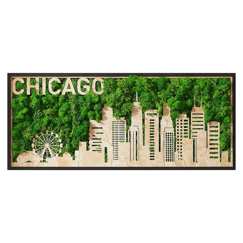 Chicago Skyline Metal Wall Art