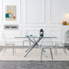 Clear Chic Dining Chairs Set