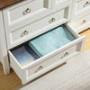 Rustic Farmhouse 7-Drawer Dresser & TV Stand