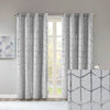 Light-Blocking Metallic Grommet Curtain Panel