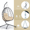 Cozy Hanging Egg Chair with Stand