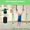 Kid's Adjustable Gym Bar with Fun Bear Rings