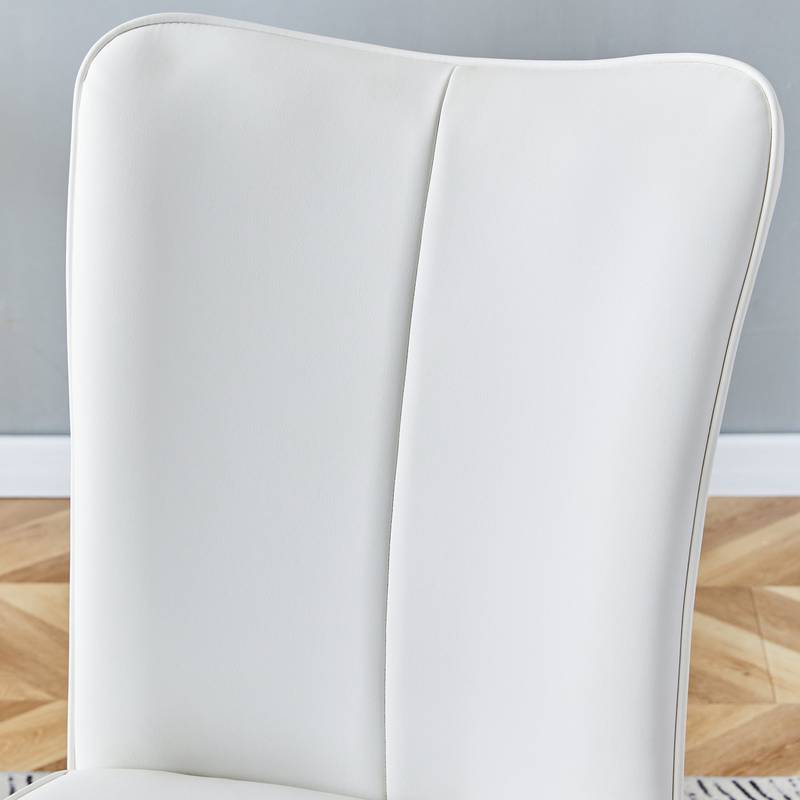Chic White Dining Chair Set