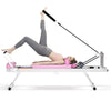 Pink Foldable Pilates Reformer for Home and Studio
