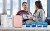 Chic Pink Portable Cooler & Warmer for Skincare and Snacks