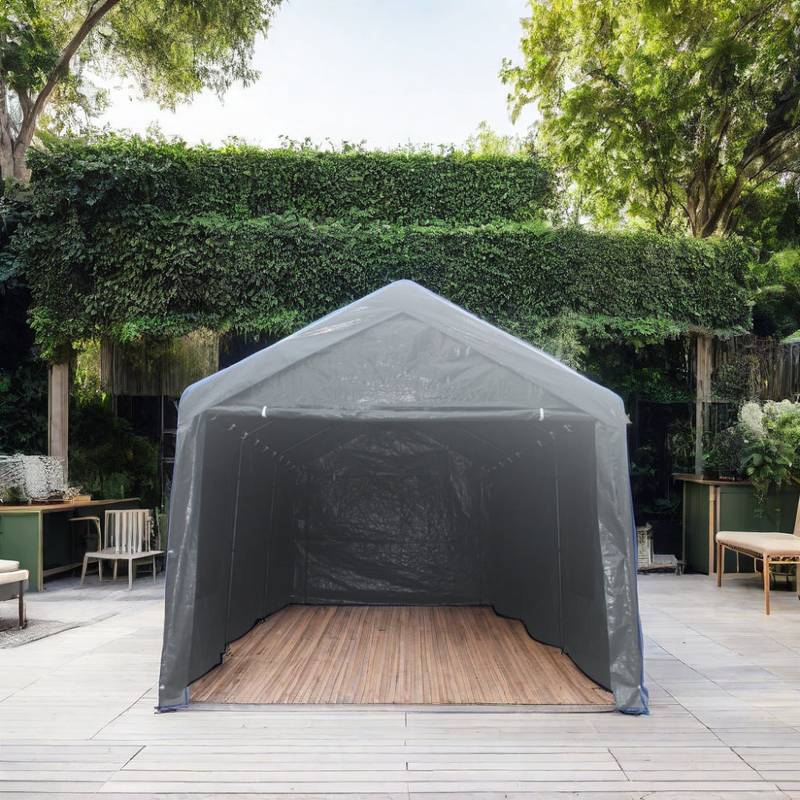 Deluxe Grey Outdoor Party Canopy