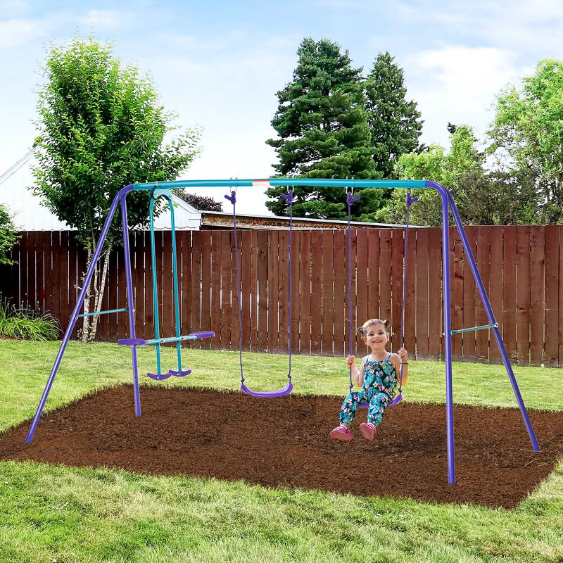 Purple Dream Swing Set