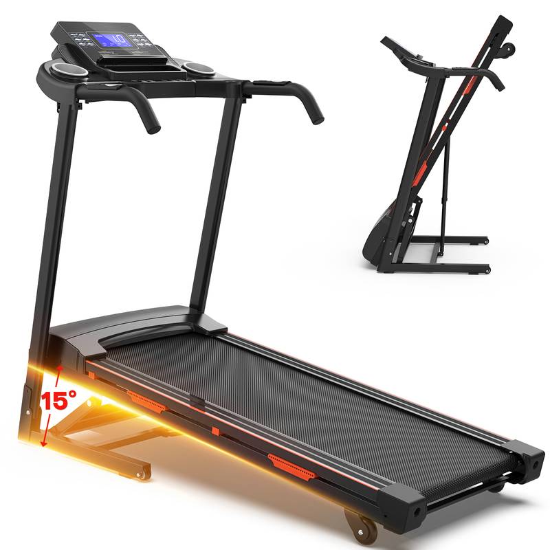 Smart Foldable Treadmill with Bluetooth and Incline