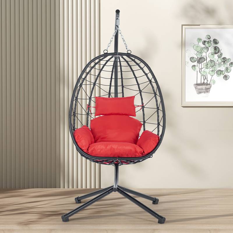 Cozy Swing Egg Chair with Stand