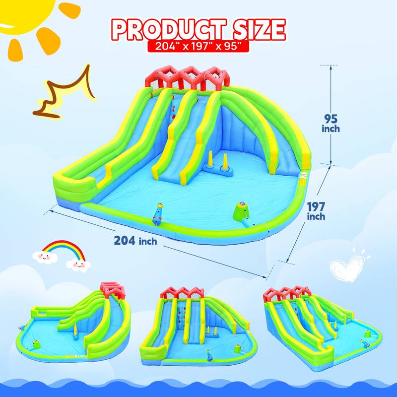 Ultimate Kids' Water Park Adventure Slide