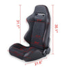 Speedy Comfort Racing Seats - Suede & PVC Duo!