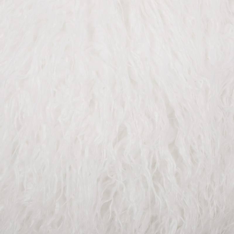 Cozy White Fur Bean Bag