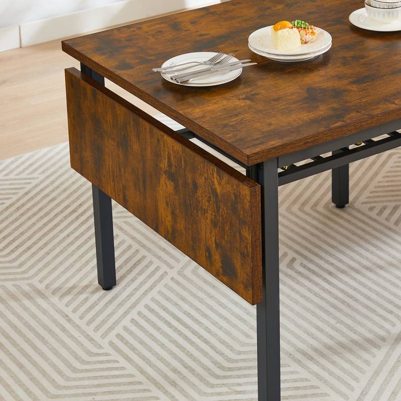 Rustic Charm Folding Dining Table
