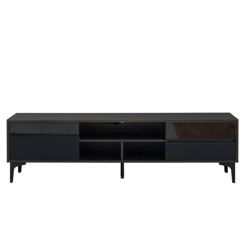 Chic LED TV Console with Stylish UV Drawers