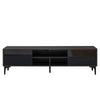 Chic LED TV Console with Stylish UV Drawers