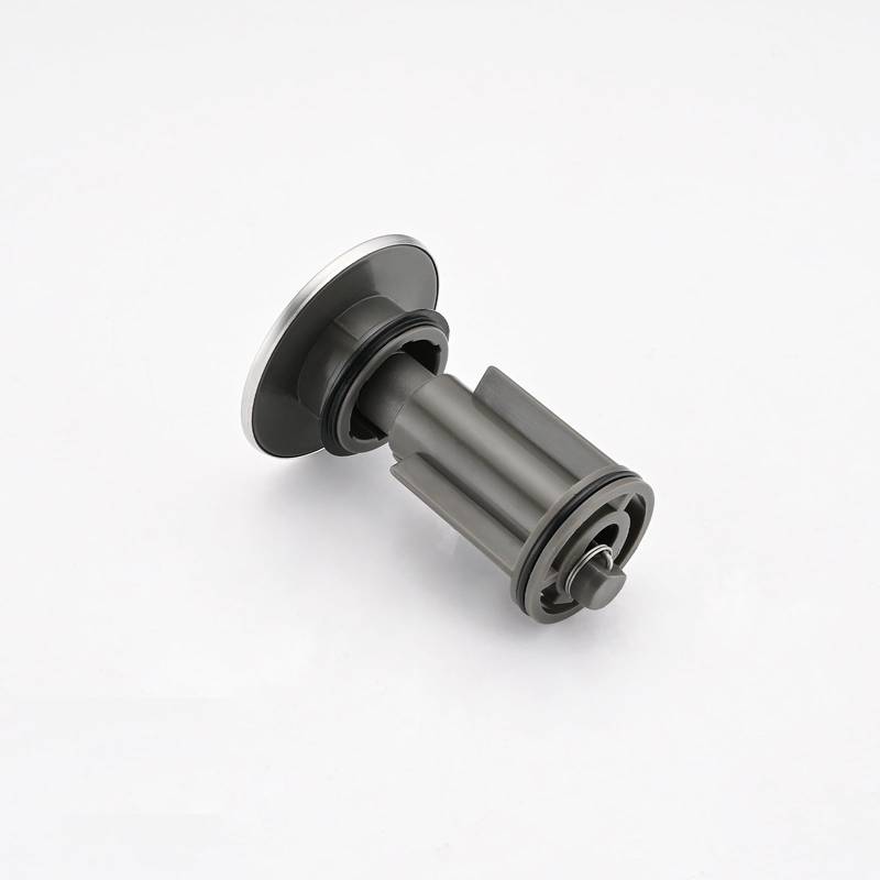 Sleek Stainless Steel Bathroom Faucet with Deckplate and Drain