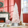 Charming Pink & White Pencil Christmas Tree