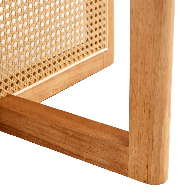 Chic Rattan-Accent Coffee Table