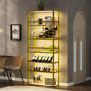 Chic LED Wine Tower Cabinet
