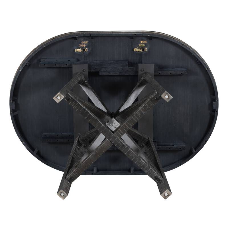 Retro Chic Dining Set with Expandable Table and Cozy Chairs