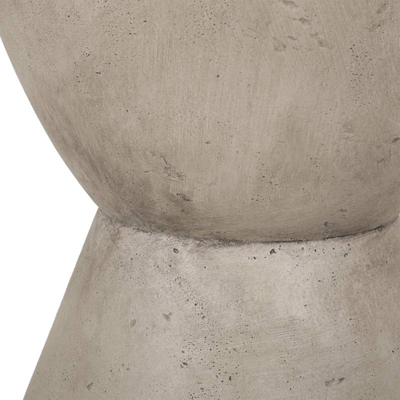 Chic Grey Outdoor Side Table