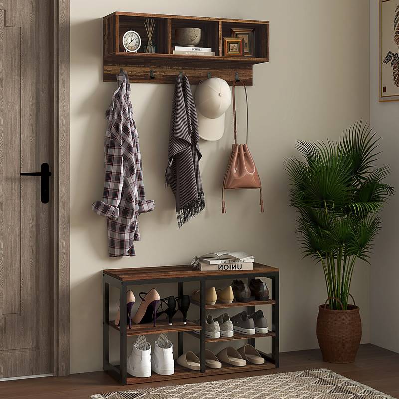 Cozy Hallway Coat & Shoe Organizer