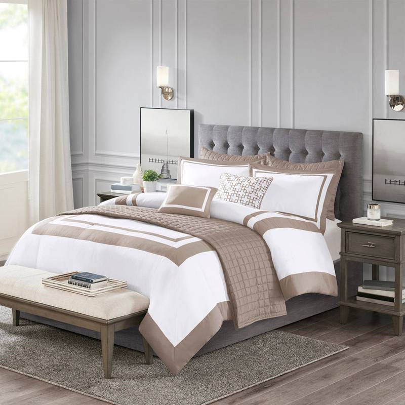 Cozy Taupe Comforter Set for Your Dreamy Retreat