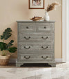 Rustic Charm 5-Drawer Dresser