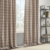 Cozy Plaid Curtain Panel