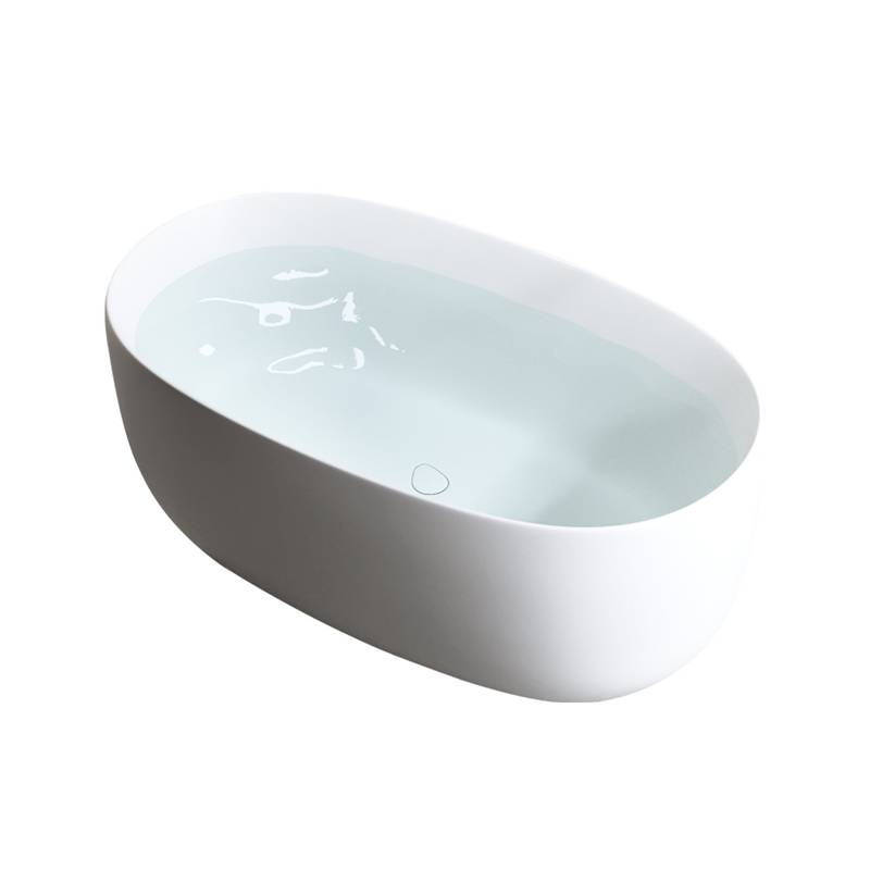 Chic Compact Resin Bathtub