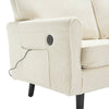 COOLMORE USB Loveseat Sofa - Cozy Mid-Century Style for Any Space