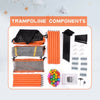 Kiddo’s Fun Jump Trampoline with Safety Net and Balls
