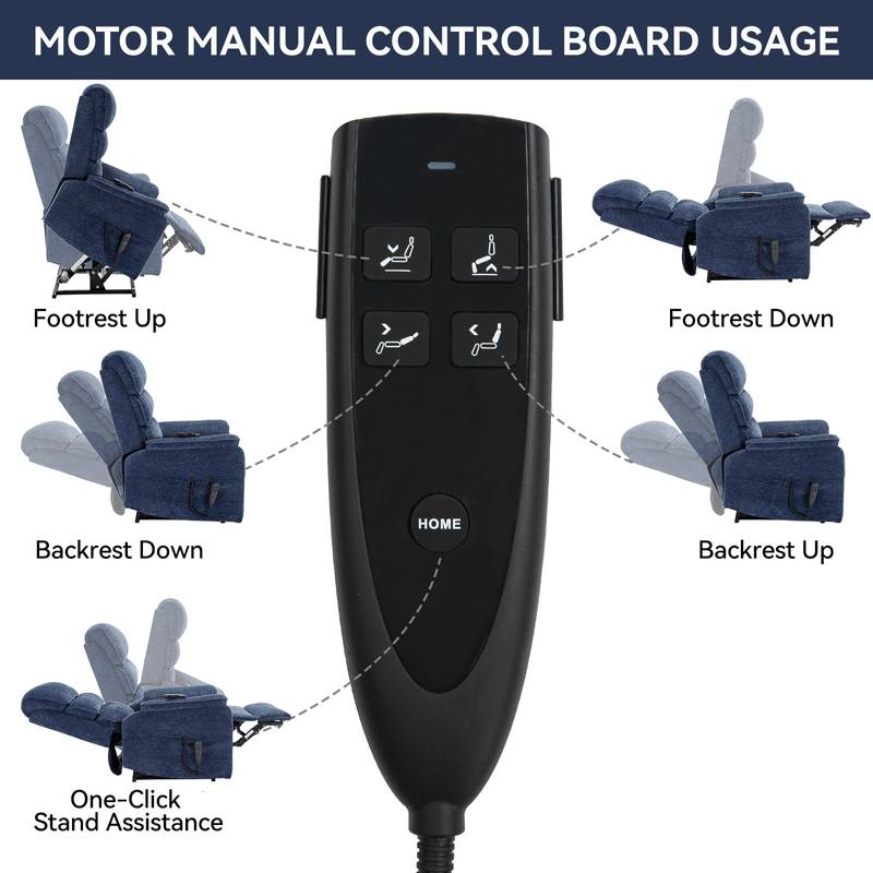 Cozy Power Lift Recliner with Heat & Massage