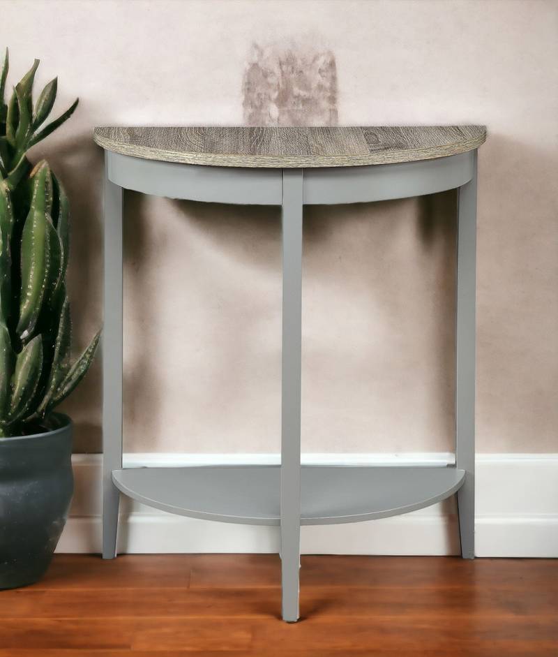 Gray Oak Justino Console Table