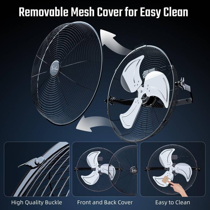 PowerUp Wall-Mount Fan