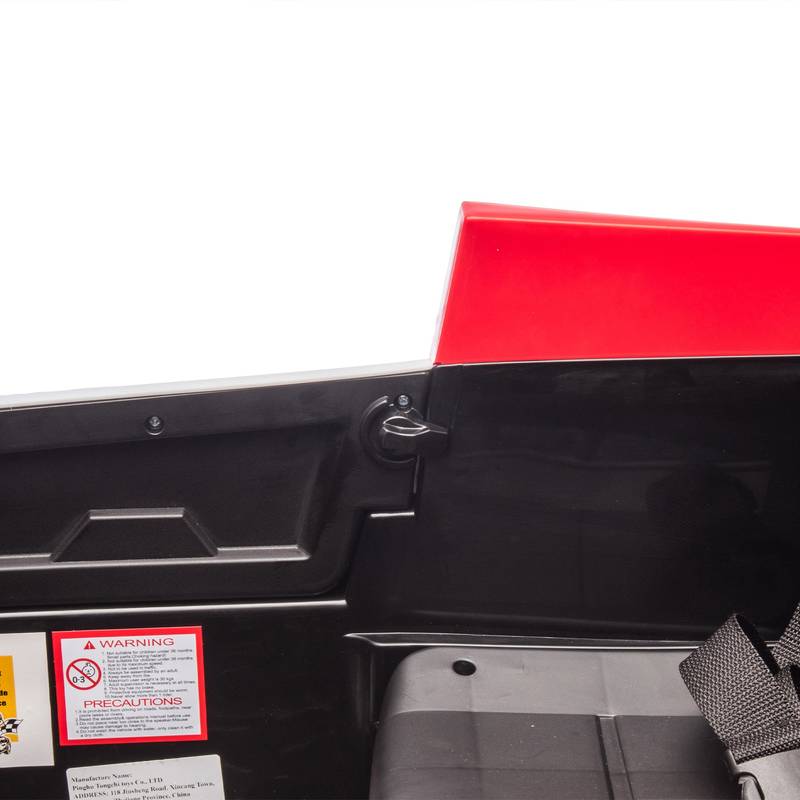 Ride-On Police Car for Kids with Parental Control and Fun Features