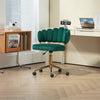 Emerald Velvet Swivel Desk Chair