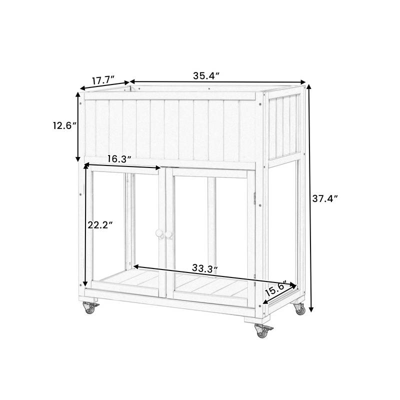 Garden Buddy Mini Greenhouse on Wheels