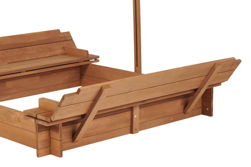 Magic Sand Playground with Adjustable Cover and Cozy Benches
